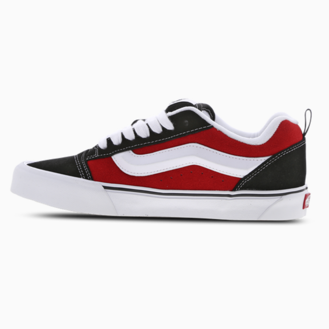 Vans Knu Skool 2025 Vermelho – Tênis Retro Skate Confortável e Exclusivo