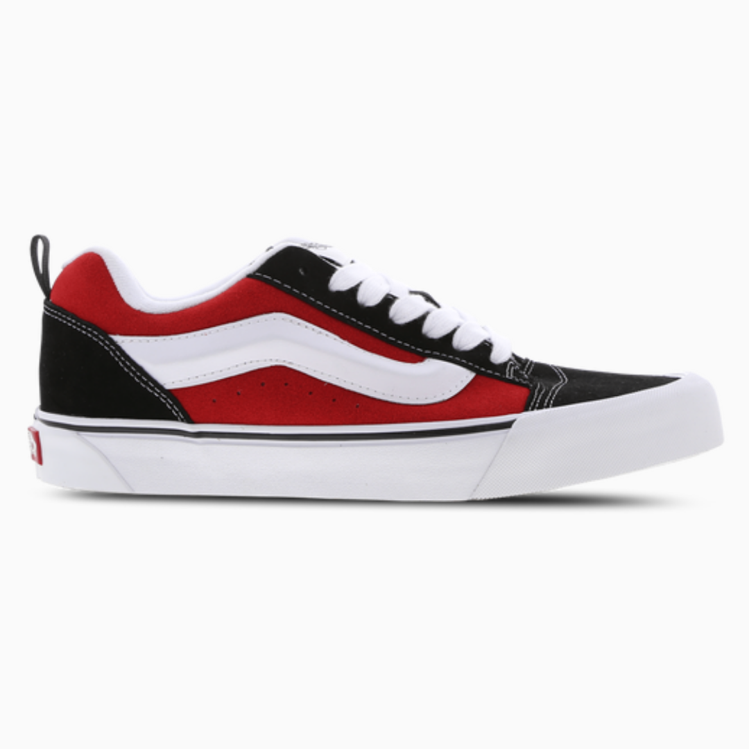 Vans Knu Skool 2025 Vermelho – Tênis Retro Skate Confortável e Exclusivo
