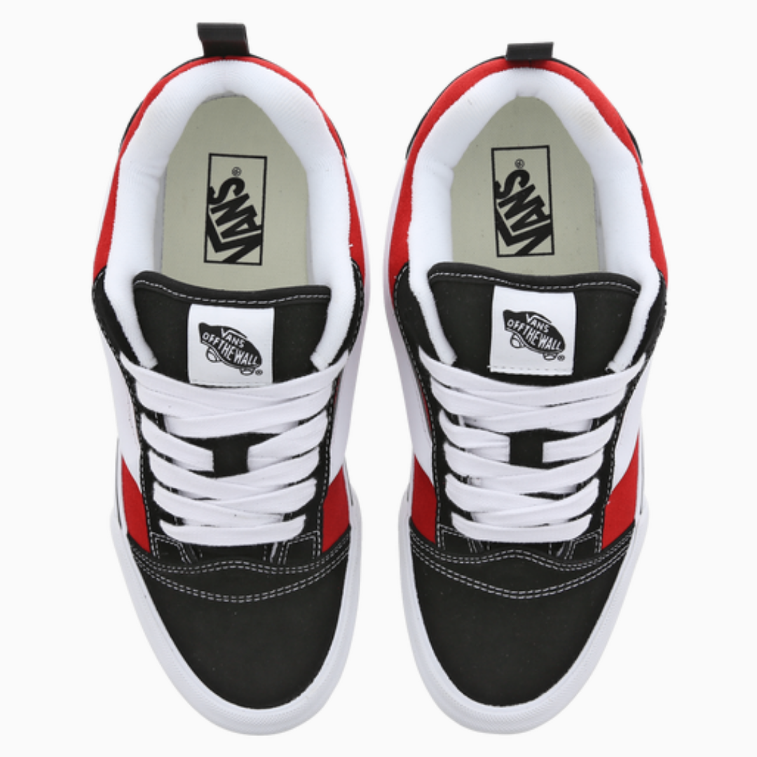 Vans Knu Skool 2025 Vermelho – Tênis Retro Skate Confortável e Exclusivo